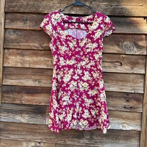 Vintage 90s floral dress